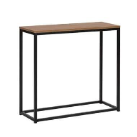 Beliani Consoletafel DELANO   Donkere houtkleur mdf
