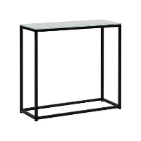 Beliani Consoletafel DELANO   Wit veiligheidsglas