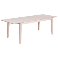 CROSBY   Uitschuifbare eettafel   Lichthout   180/240 x 90 cm   MDF