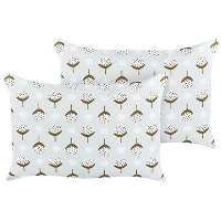 CUNEO   Tuinkussen set van 2   Lichtgroen   40 x 60 cm   Polyester