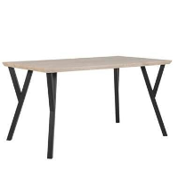 Beliani Eettafel BRAVO   Lichte houtkleur mdf