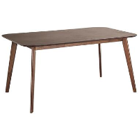 Beliani Eettafel EPHRATA   Donkere houtkleur mdf