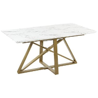 Beliani Eettafel MAXIMUS   Wit mdf