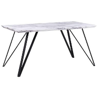 Beliani Eettafel MOLDEN   Wit mdf