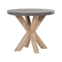Beliani Eettafel OLBIA   Grijs vezelcement
