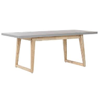 Beliani Eettafel ORIA   Grijs vezelcement