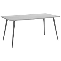 Beliani Eettafel SANTIAGO   Grijs vezelplaat