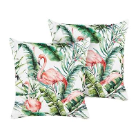ELLERA   Tuinkussen set van 2   Multicolor   45 x 45 cm   Polyester