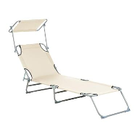 FOLIGNO   Strandstoel   Crème   Polyester