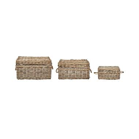 GERASA   Dozen set van 3   Natuurlijk   Rotan
