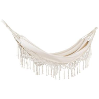 Beliani Hangmat ROCCA   Beige katoen