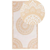 HUBLI   Tuintapijt   Beige   80 x 150 cm   Polypropyleen