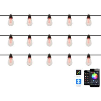 ITTILEQ   LED kerstverlichting   Zwart   1150 cm   PVC