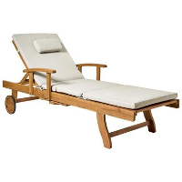 JAVA PREMIUM   Tuinligstoel   Lichtbruin/Taupe   Acaciahout