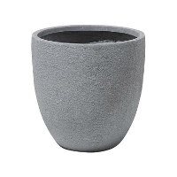 KANNIA   Bloempot   Grijs   46 cm   Klei vezelmengsel
