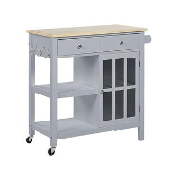 Beliani Keukentrolley GENOA   Grijs mdf