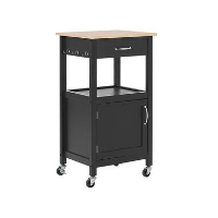 Beliani Keukentrolley SIENA   Zwart mdf