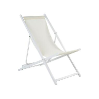LOCRI II   Strandstoel   Wit/Beige   Polyester