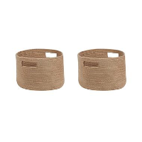 Beliani Mand CHINIOT   Beige katoen
