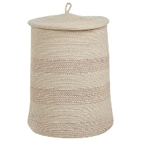 Beliani Mand SILOPI   Beige katoen