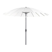 Beliani Marktscherm BAIA   Beige polyester