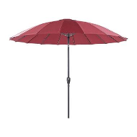 Beliani Marktscherm BAIA   Rood polyester