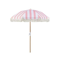Beliani Marktscherm MONDELLO   Roze polyester