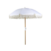 Beliani Marktscherm MONDELLO   Wit polyester