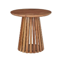 MESILLA   Ronde salontafel   Donkerhout   Acaciahout
