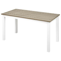 MESSINA   Salontafel   Lichthout/Wit   96 x 52 cm   Plastichout