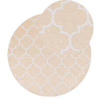 MOSORE   Outdoor vloerkleed   Beige/Wit   120 cm   Polypropyleen