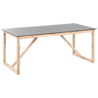 NOTTERI   Tuintafel   Grijs/Bruin   Beton