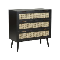 OPOCO   Commode   Zwart   Rotan