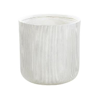 OREOI   Bloempot   Wit   55 x 55 x 55 cm   Kleivezel