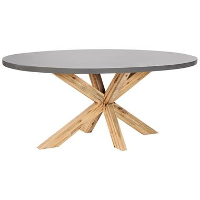 ORISTANO   Tuintafel   Lichthout/Grijs   190 x 100 cm   Beton