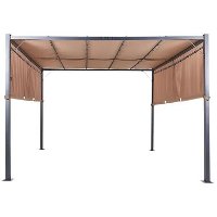 PARGA   Tuinpaviljoen   Bruin   Polyester