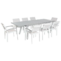 PERETA   Tuinset voor 8   Grijs   Polyester