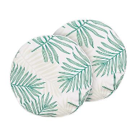 POGGIO   Tuinkussen set van 2   Beige/ Groen   ⌀ 40 cm   Polyester