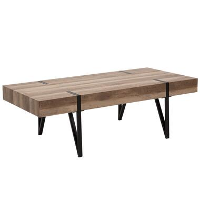 Beliani Salontafel ADENA   Donkere houtkleur mdf