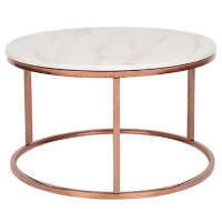 Beliani Salontafel CORAL   Beige rvs