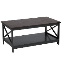 Beliani Salontafel FOSTER   Zwart mdf