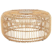 Beliani Salontafel RANDAZZO   Beige rotan