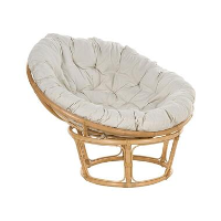 SALVO   Fauteuil   Lichtbeige   Rotan