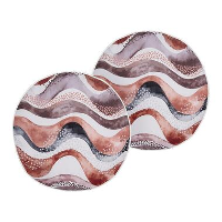 SEBORGA   Tuinkussen set van 2   Bruin   ⌀ 40 cm   Polyester