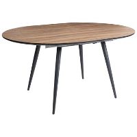 SENIAC   Uitschuifbare eettafel   Lichtbruin   MDF