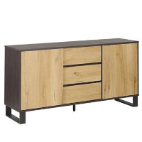 Beliani Sideboard ELDA   Lichte houtkleur mdf, spaanplaat