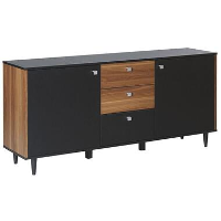 Beliani Sideboard KURO   Zwart vezelplaat