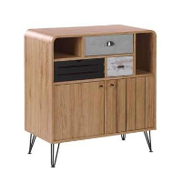 Beliani Sideboard KYLE   Lichte houtkleur vezelplaat