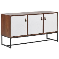 Beliani Sideboard NUEVA   Donkere houtkleur mdf