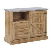 Beliani Sideboard TORONTO   Lichte houtkleur vezelplaat